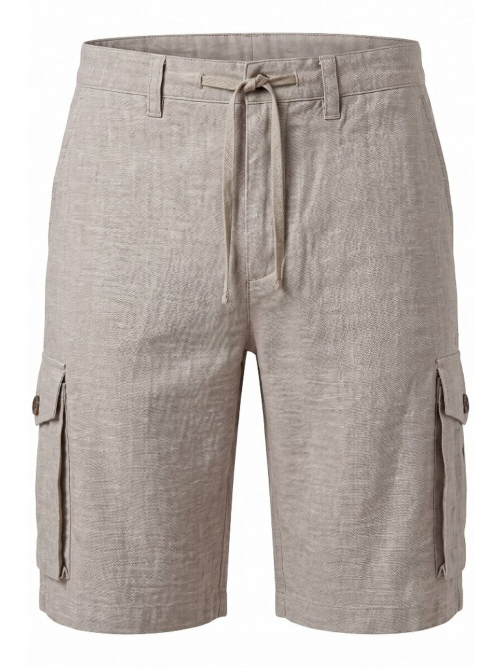 Tasso Elba Small Marco Linen Blend Cargo Shorts Mens Resort Coastal Beige NEW